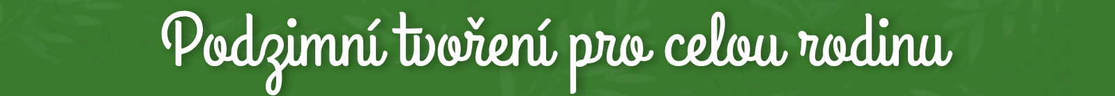 podzimní tvoření